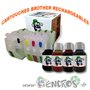 Pack de 4 Cartouches Rechargeables Brother LC3217