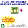 Puce Auto-Reset BROTHER LC1000/970 magenta