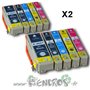 Ecopack 10 Cartouches compatibles de qualite Encros Epson T2621-2631