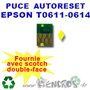 Puce auto-reset EPSON T0614 jaune