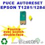 Puce Auto-Reset EPSON T1284 jaune