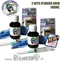 Pack X2 kits Encre Noir HP74