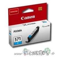 Canon CLI-571C - Cartouche d'encre Canon numero 0386C001 Cyan - capacité simple