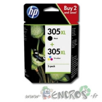 HP 305XL- Pack Cartouches d'encre De Marque HP 305XL / 6ZA94AE
