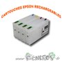 Pack de 4 Cartouches Rechargeables Vides EPSON T7011-T7014