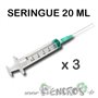 Seringue Pour Remplissage - 20ml x3