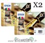 Epson T1636XL - X2 éco pack 4 couleurs Epson C13T16364010