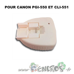PGI-580 CLI-581 recharge cartouche d'encre ou puce en continu pour